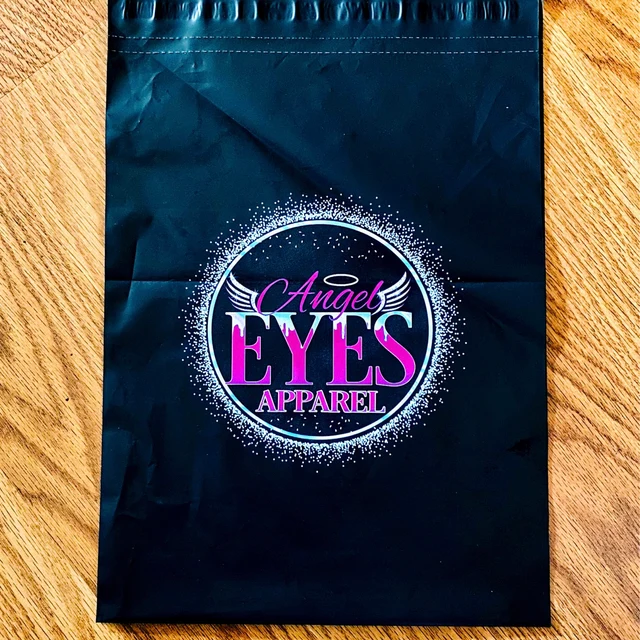 biodegradable matte black custom shipping bags poly pack mailer bags courier bags with logo for clothing