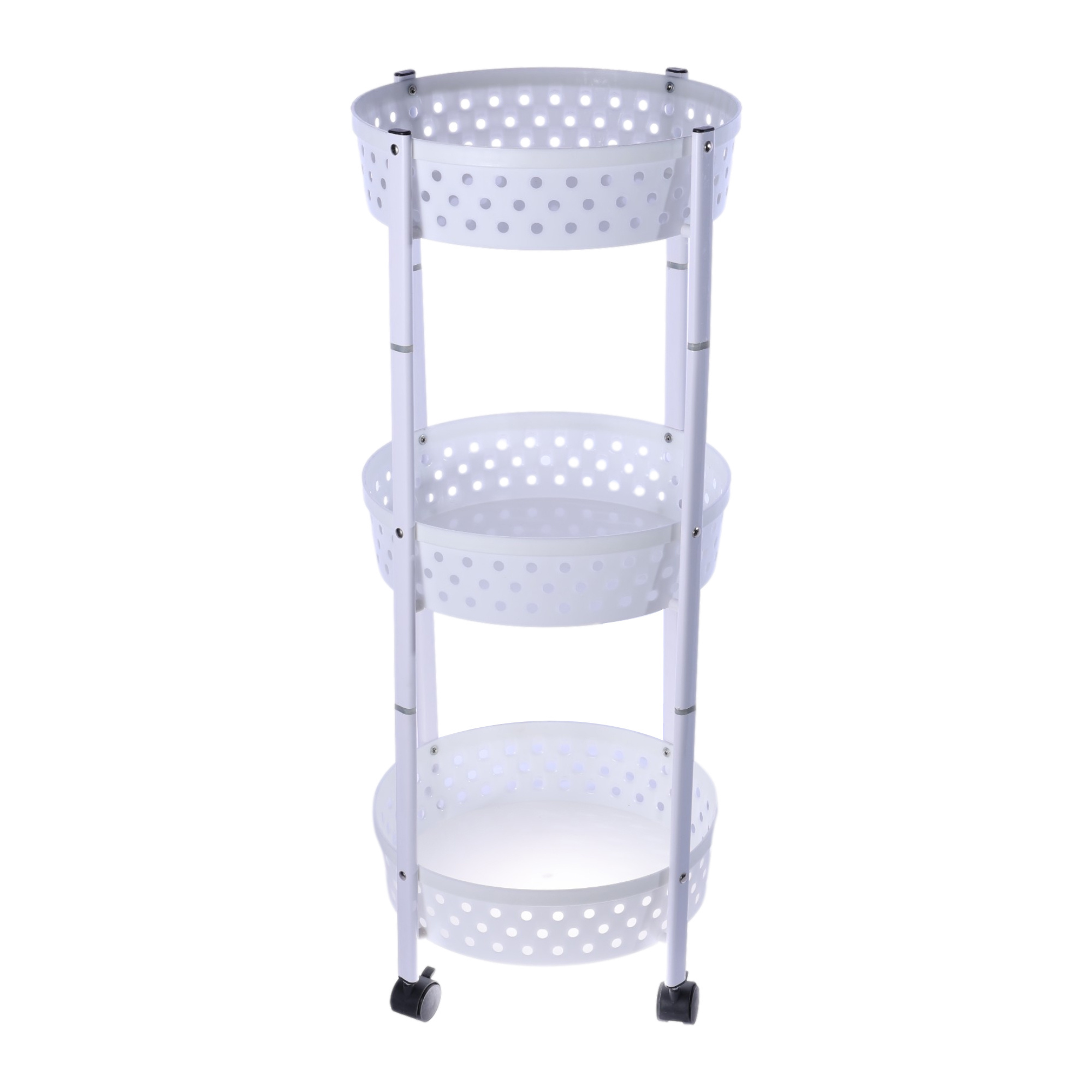 2 Tier Rolling Storage Drawer Cart Mobile Shelving Unit Storage Trolley Storage Rack With Drawer And Caster Wheel