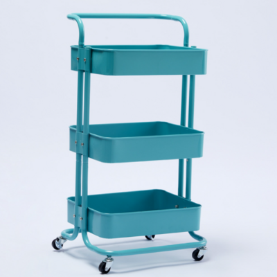 Hot Sale 3 Tier Kitchen Utility Vegetable Cabinets purpose 3 Layer Storage Rolling Organizer trolley rack