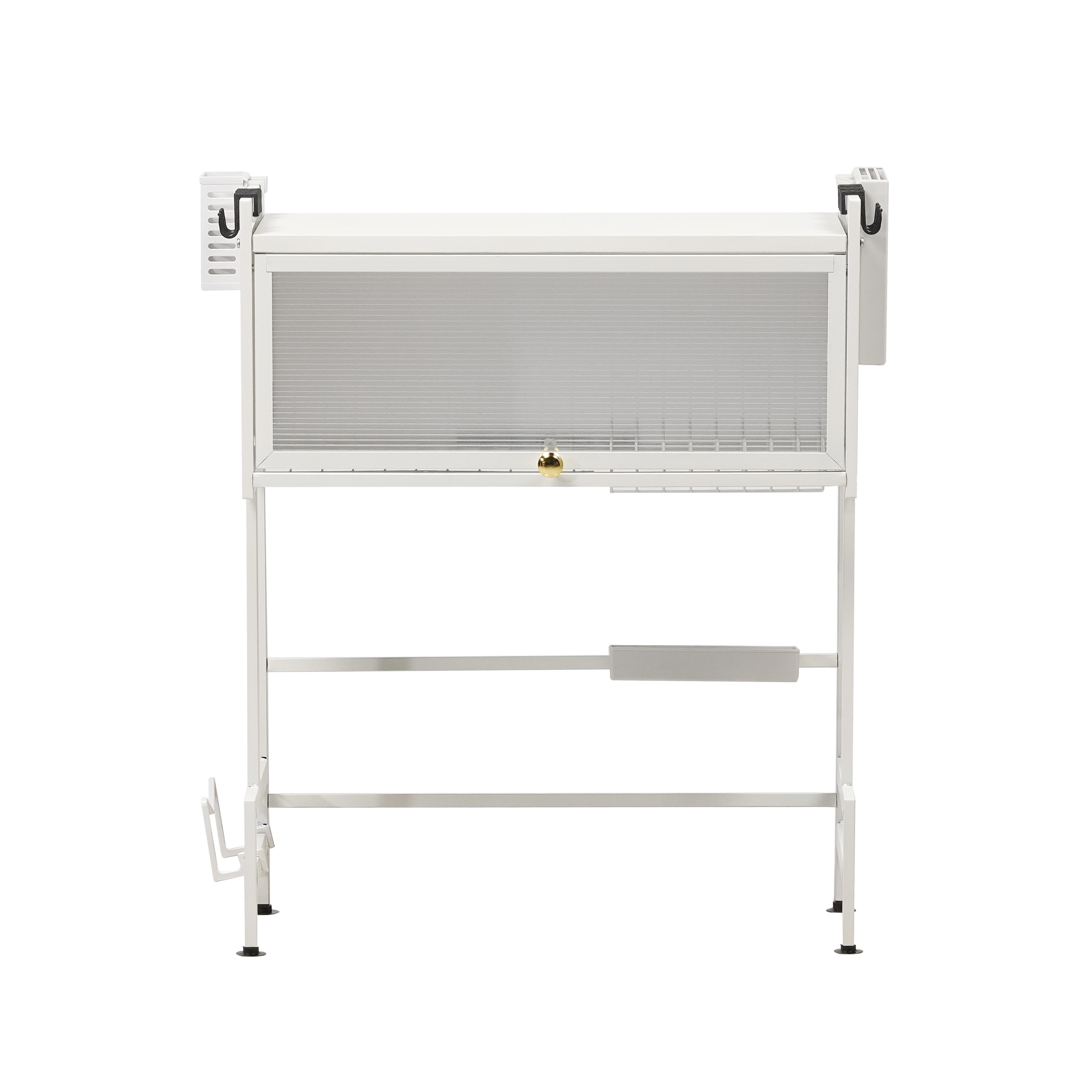 Songmics Narrow Storage Trolley For Kitchen Bathroom Office 3 Tier Standing Shelf Unit Storage Holders & Racks