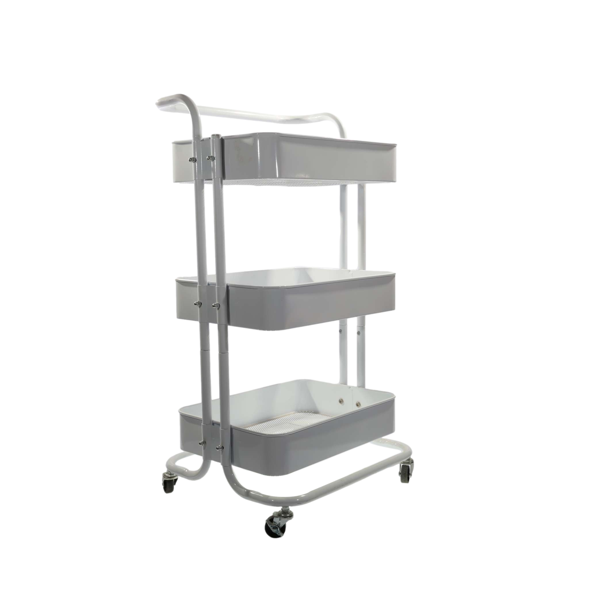 Slim Storage Cart 4 Tier Rolling Kitchen Shelving Unit on Wheels Mobile Narrow Cart  Storage Cart