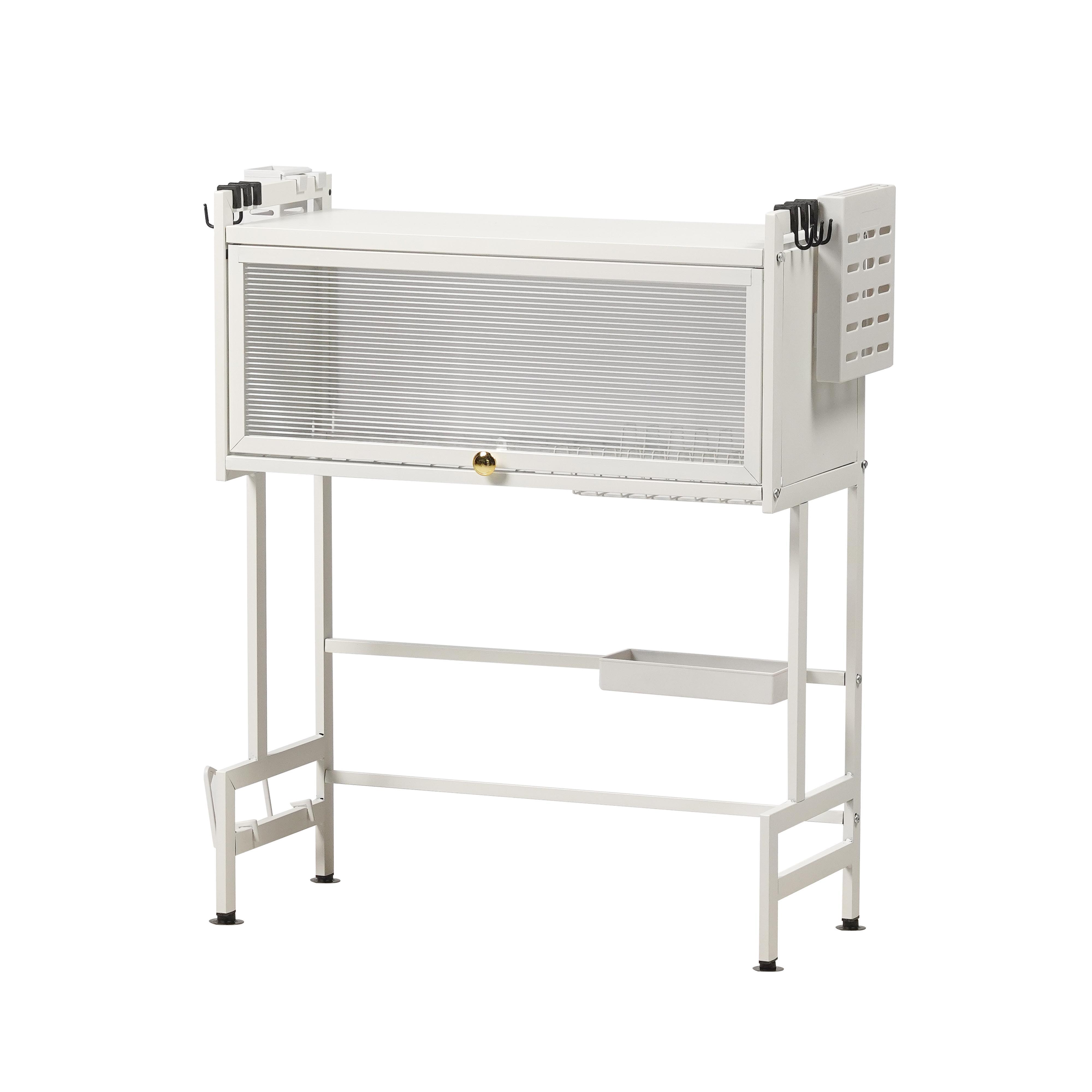 Songmics Narrow Storage Trolley For Kitchen Bathroom Office 3 Tier Standing Shelf Unit Storage Holders & Racks