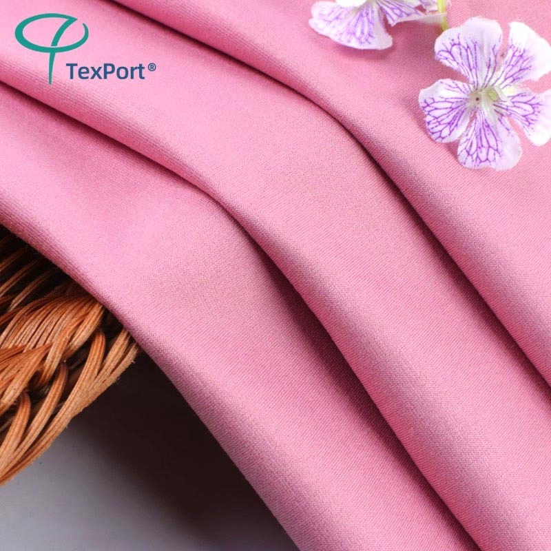 In Stock 50S Heavyweight 320GSM Rayon Nylon Blend Fabric Knitting Spandex Roma Viscose Fabric For Dress Uniform Cloth