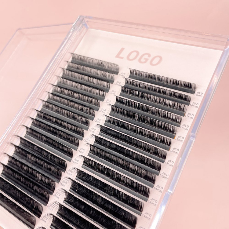 Matte Eyelashes Individual Eyelash Lash extensions Cashmere Volume Lashes Tray Easy Fan Lash Extensions Russian Las Extension