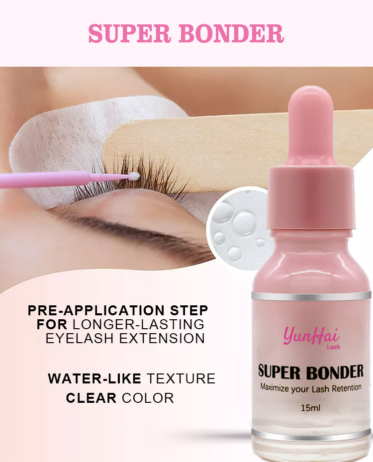 Eyelash Private Label Eyelash Adhesive Extension Lash Glue Bonder Lash Primer And Bonder For Eyelash Extensions