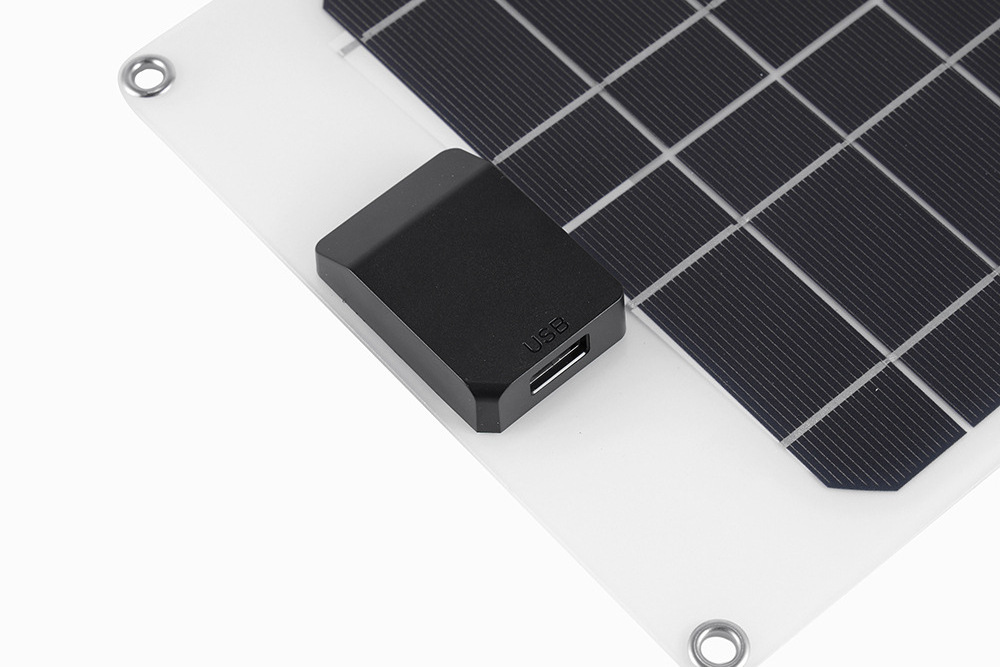 5W Solar Energy Powered Charging USB Output 5V Waterproof RV Car Camp Mini Solar Panel Charger Flexible Solar Panel Battery Kit