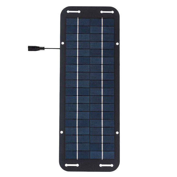 6W Solar Trickle Portable Solar Powered Charger Kit Maintainer Boat Car RV Tractor Snowmobiles Mono Solar Panel Battery Charger