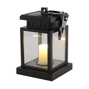 Decorative Led Sola Light Outdoor Solar Candle Lantern Garden Landscape Light LED Flame Pathway Landscape Solar Powered Light