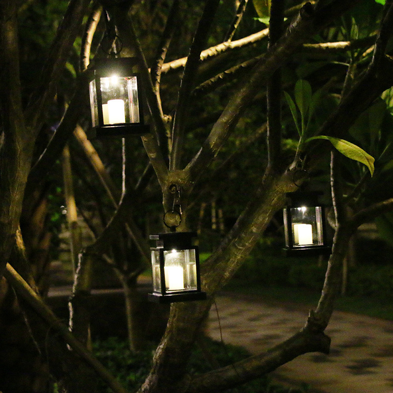 Decorative Led Sola Light Outdoor Solar Candle Lantern Garden Landscape Light LED Flame Pathway Landscape Solar Powered Light