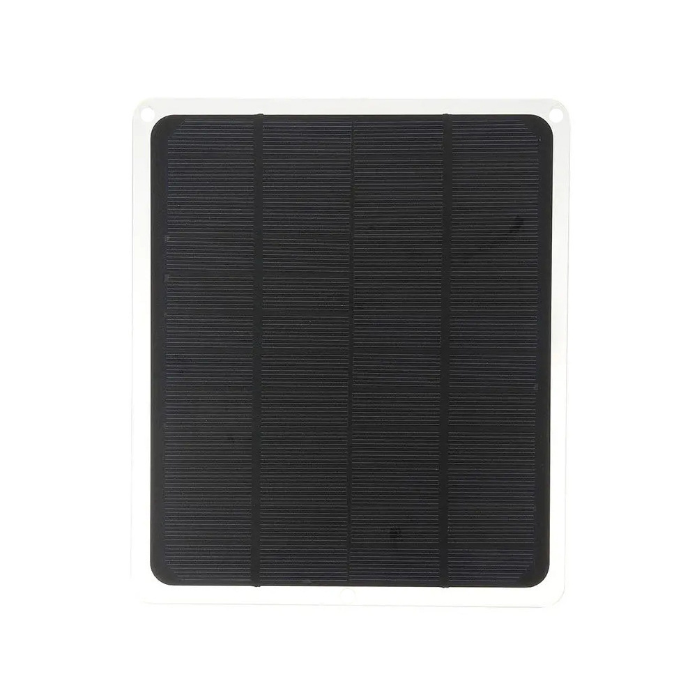 5W 12V Solar Trickle Portable Solar Powered Charger Outdoor Camping Hiking USB Portable Car Fan Recharging Removable Solar Panel