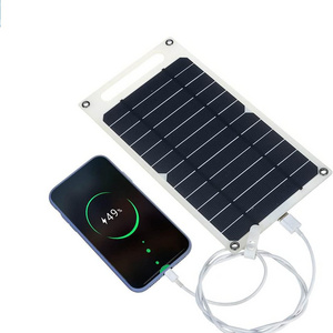 6W Flexible Power Charging Panel USB Interface Mobile Phones Battery Outdoor Hiking Fishing Camping Portable Solar Panel Charger