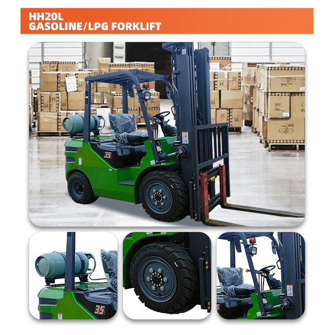 EPA/EU5 Gasoline/LPG forklift 2.0Ton counterbalance Gasoline/LPG forklift