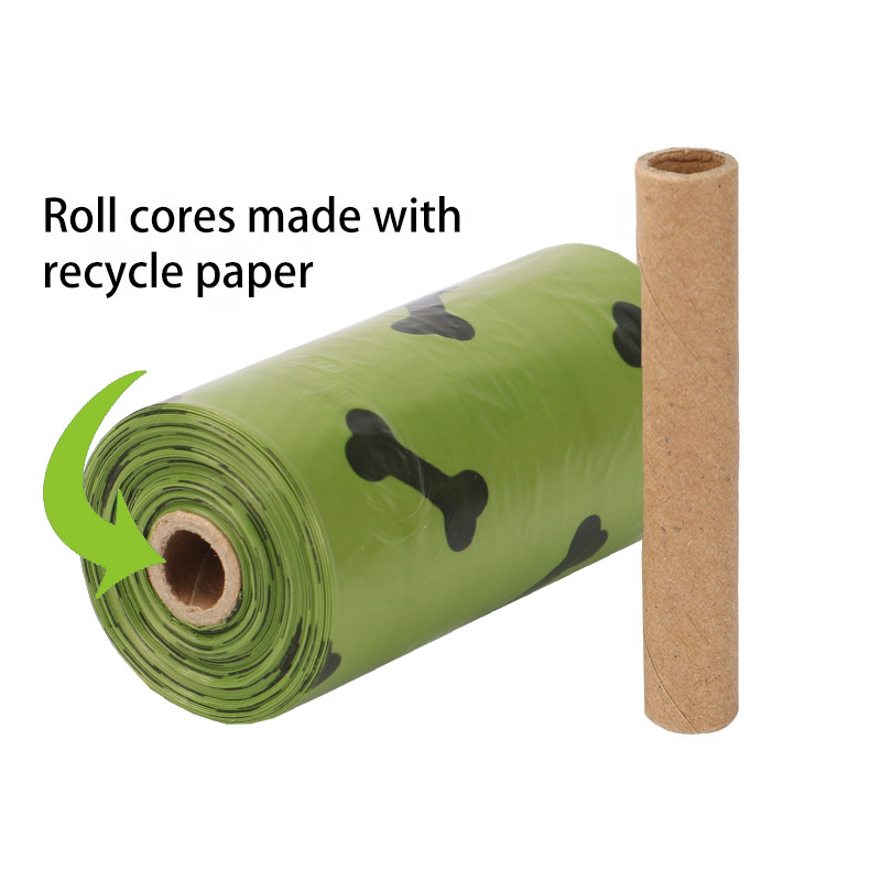 Eco-friendly 15 Roll dog poop waste bags degradable 23*33CM Custom pet waste bags leakproof doggie waste bags wholesale