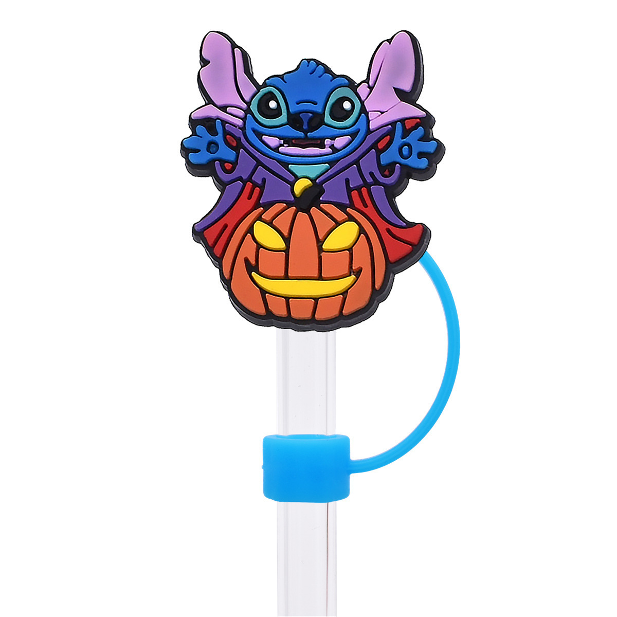 Cute Stanely Cup 10mm Cartoon Stitch Reusable straws toppers cover straw topper cover