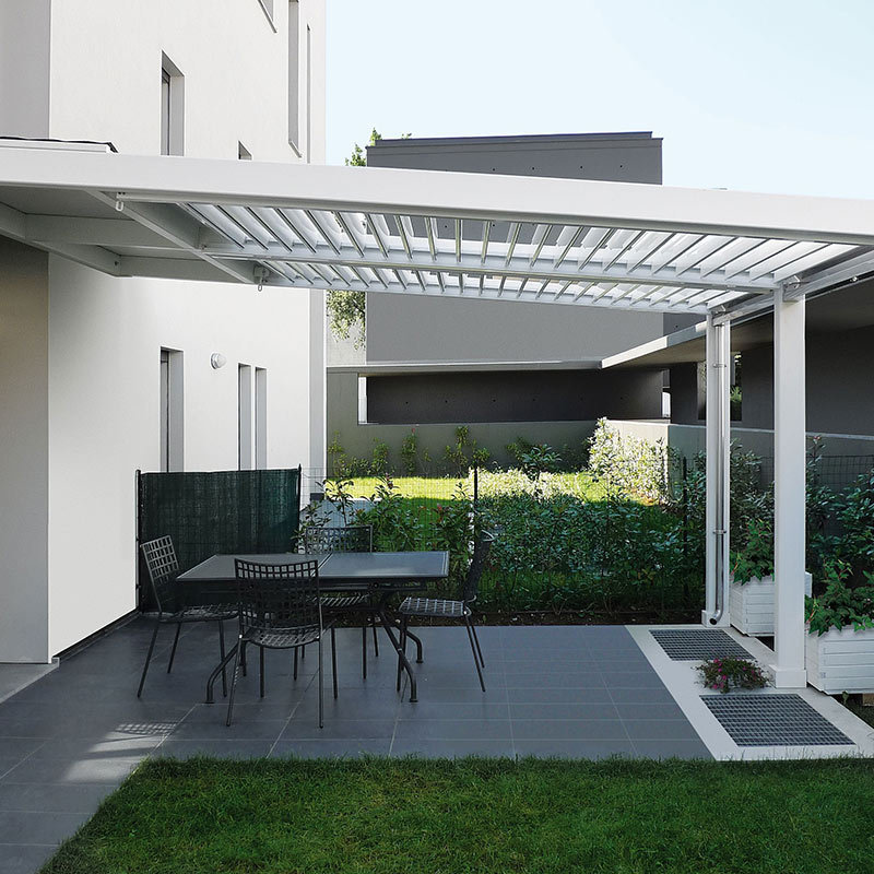 Garden Electric Opening Roof System Aluminum Pergola Covers Bioclimatique Gazebo