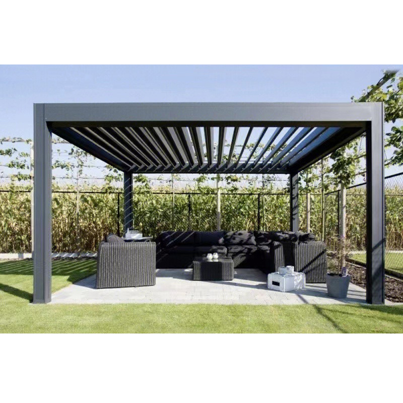 High quality Pergola Roof Kit System 12x12 Garden Aluminium Gazebo