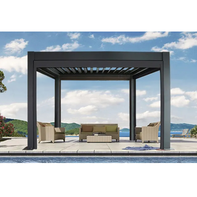 High quality Pergola Roof Kit System 12x12 Garden Aluminium Gazebo