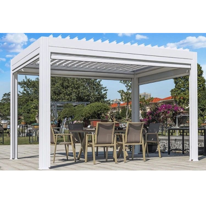 High quality Pergola Roof Kit System 12x12 Garden Aluminium Gazebo