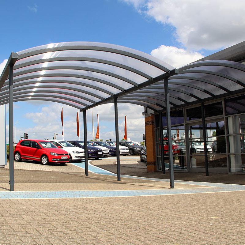 Outdoor Economic Easy Waterproof Canopy Aluminum Carport for car