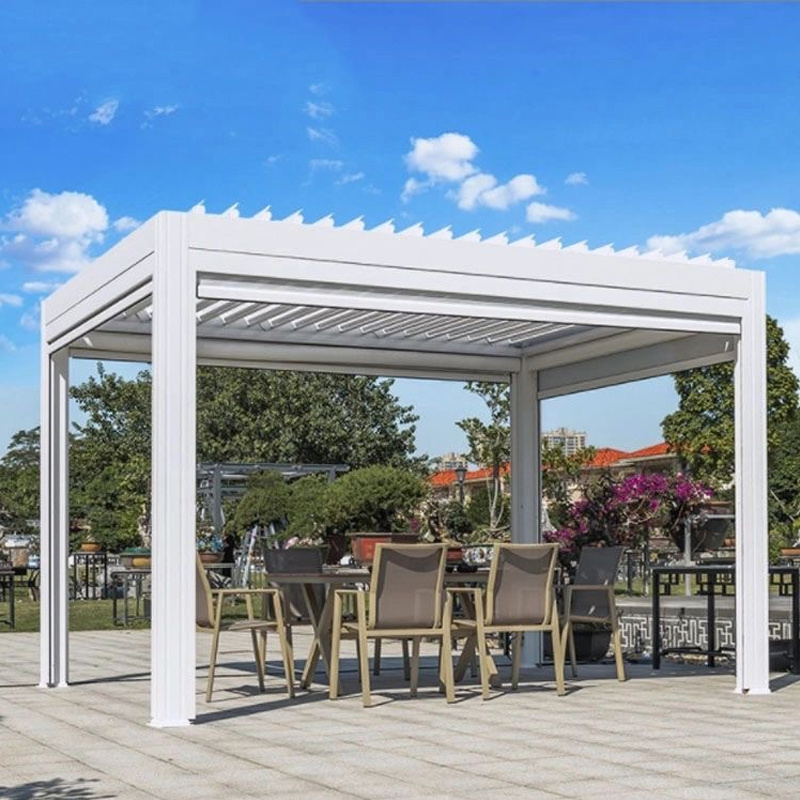 Motorised Outdoor 3x3m Gazebo Aluminium 12x20 Gazebo 3x3 Manual Pergola