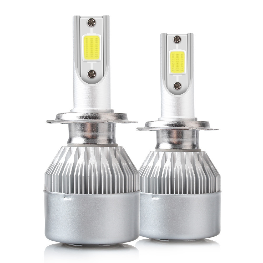 C6 H1 H3 Led Headlight Bulbs H7 LED Car Lights H4 880 H11 HB3 9005 HB4 9006 H13 6000K 72W 12V 7200LM Auto Headlamps