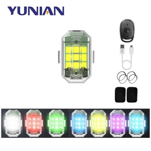 7 Colors Wireless Remote Control Strobe Light LED Warning Lamp For Car Motorcycle Bicycle RC Drone Flash Position Indicator Lamp