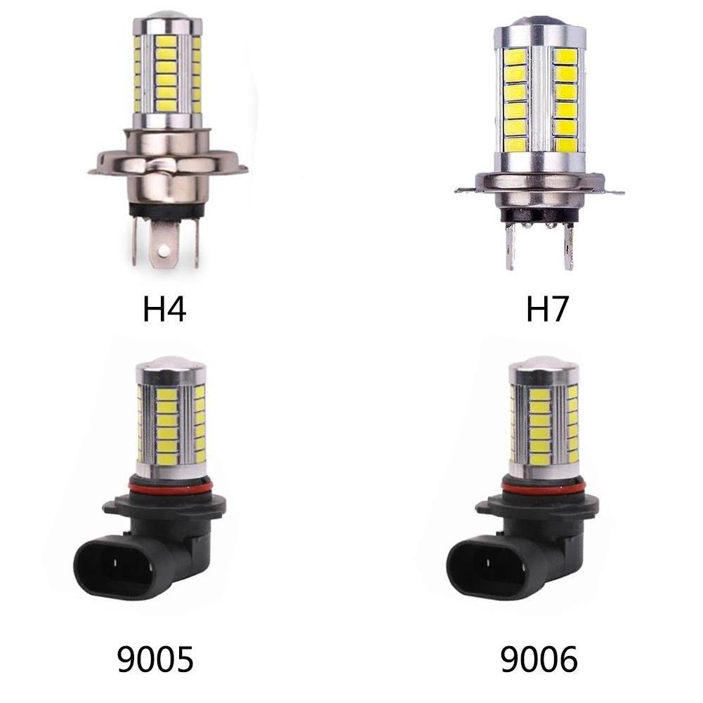 H4 LED Lamp Car Headlight 33 SMD 5630 Light Bulb Auto Automobile Fog Light Headlamp 12V H7 H8 H11 LED 9005 9006