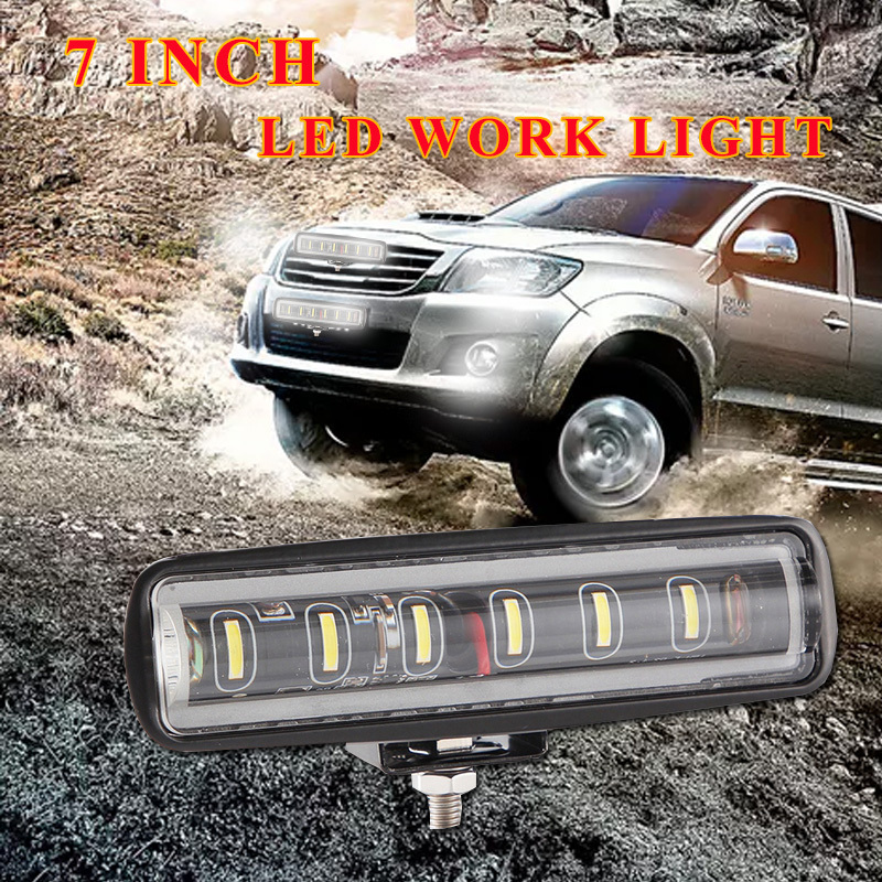 7 inch 90W 8D 6500K 9000lm LED Work Light Waterproof Led Work Driving lamp Bar for truck Car Boat SUV ATV outdoor Work lighting