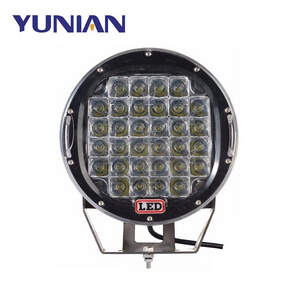 Super Bright 32LED 9inch 96W Round Waterproof Projector LED Offroad Work Light for Jeep Wrangler Toyota for Hummer SUV ATV UTV