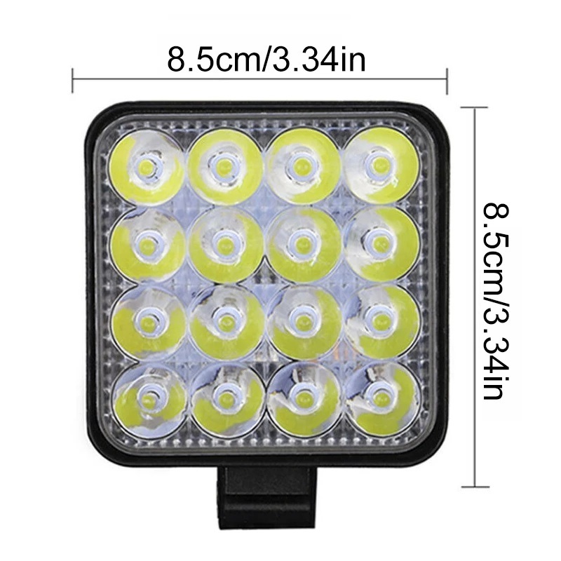 Mini 3inch 48W DC 12 Volt 24 Volt Car LED wrok Light lamp for Truck off-road Tractor SUV 4x4 Car Led Headlights Spot Lighting