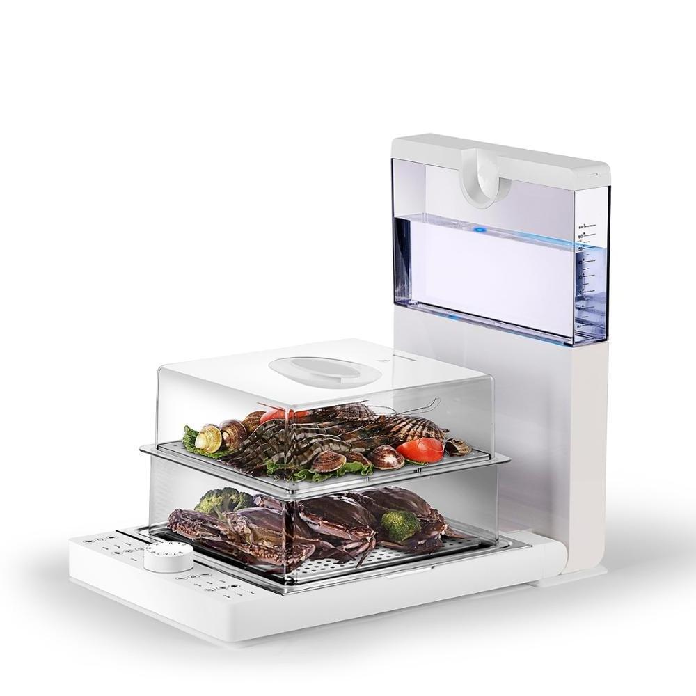 Electric food steamer for seafood