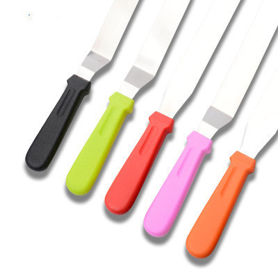 Custom Metal Cake Icing Spatula Ice cream offset Spatula Baking Cake Decoration Icing Spatulas