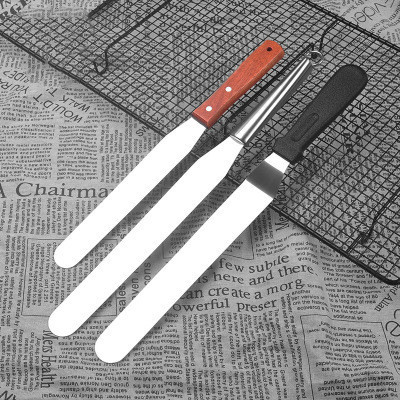 Custom Metal Cake Icing Spatula Ice cream offset Spatula Baking Cake Decoration Icing Spatulas