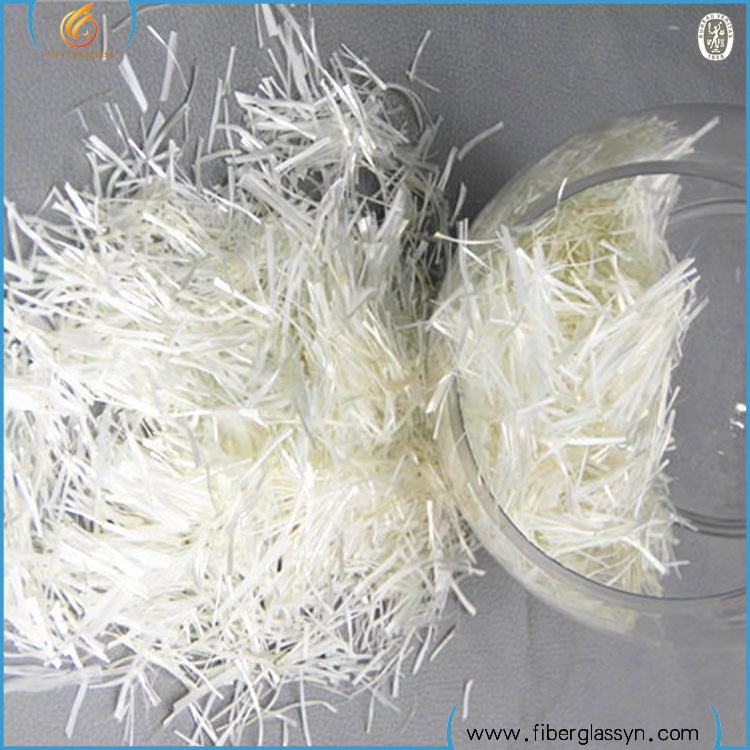 Chopped Strands Quality Yuniu Different Length Glass Fiber Glass Fiber Reinforced Polymer PP Resin