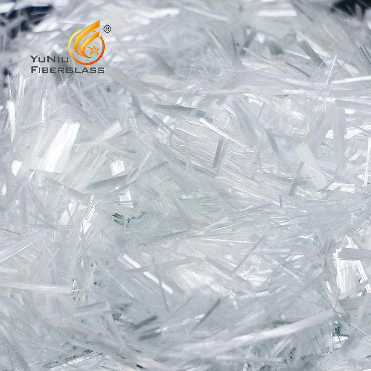 Staple High Silica glass fiber Chopped Strand for needle mat hot sale