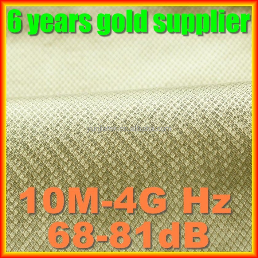 100%SILVER FIBER CONDUCTIVE MAGNETIC SHIELDING FABRIC