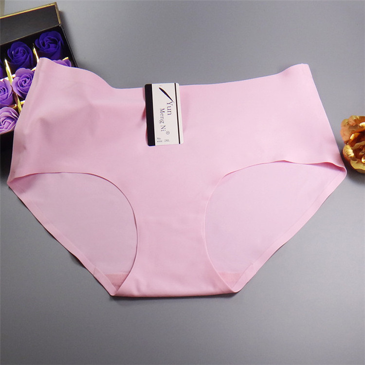 Yun Meng Ni Underwear 2XL 3XL 4XL Quality Seamless Underwear For Ladies Mature Women Seamless Ice Silk Panties