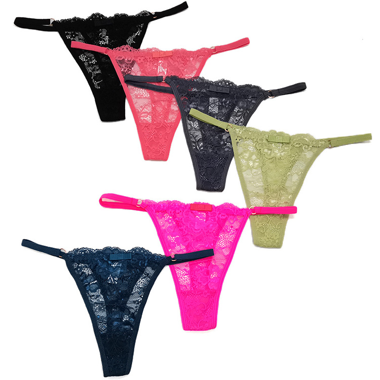 sexy tanga girls Lacy Panties T-back Lace Ladies Sexy Panties Sexy G String Women's Panties Thong Underwear