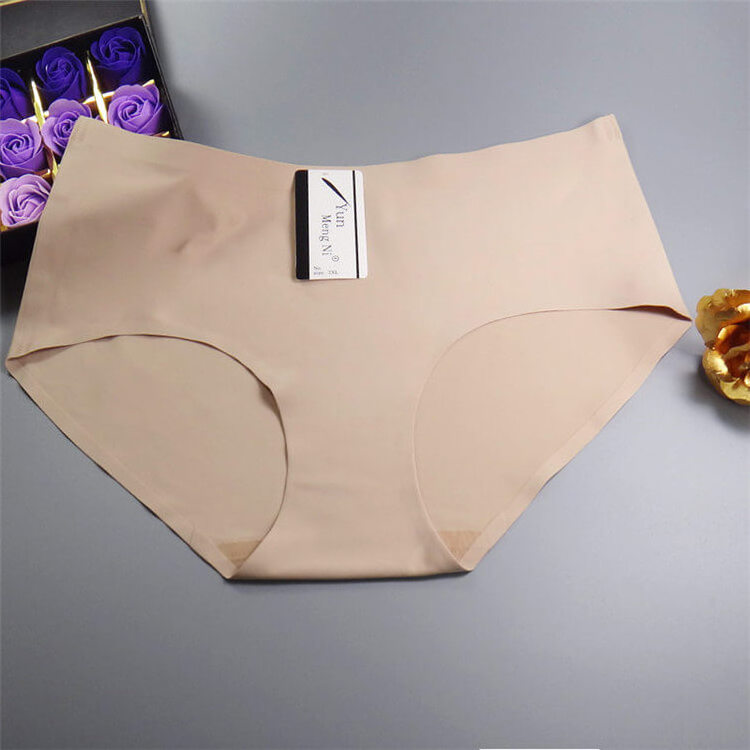 Yun Meng Ni Underwear 2XL 3XL 4XL Quality Seamless Underwear For Ladies Mature Women Seamless Ice Silk Panties