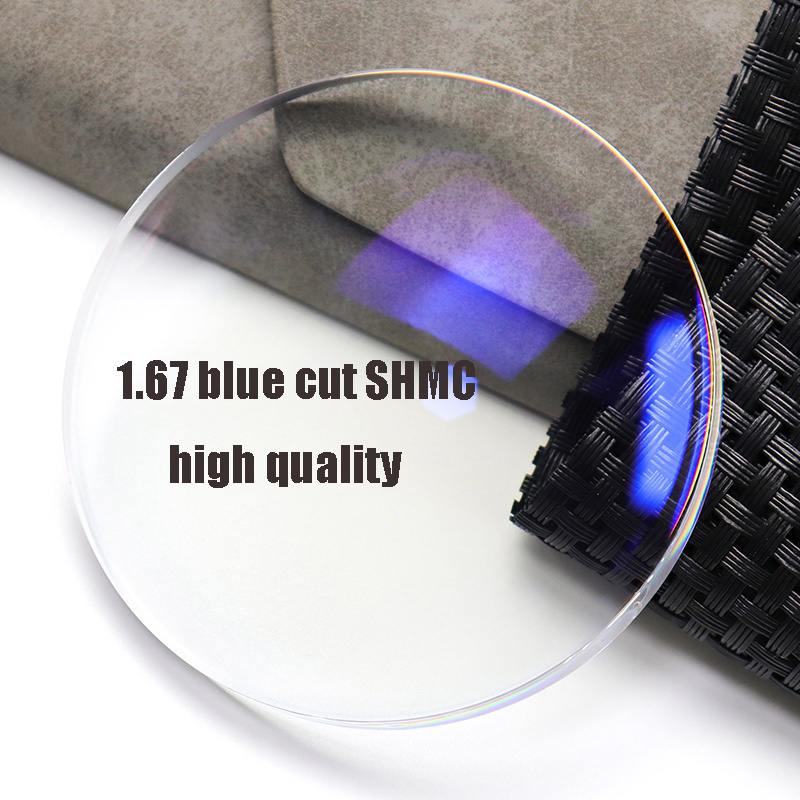 Trust 1.67 ophthalmic uv420 super hydrophobic finished prescription lens asp guangzhou optical lenses blanks