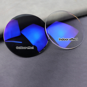 Cr39 1.56 Photo Grey Photochromic Eyeglass Ophthalmic Optical Transition Photochromic Lens Single Vision Optical Lenses