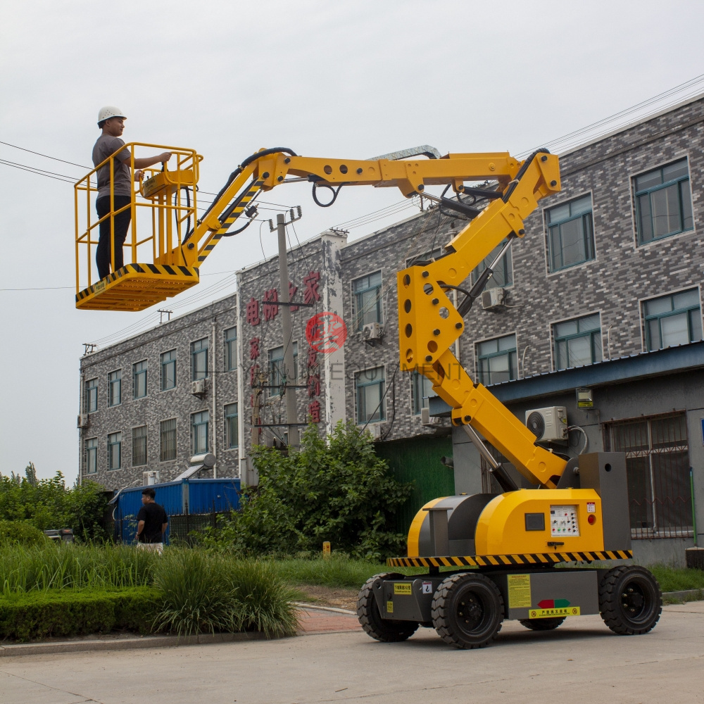 Mobile Electrical Self propelled boom lift aerial work platform for sales