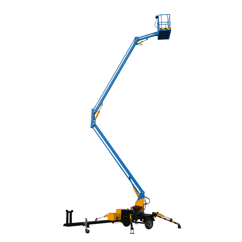 Truck-mounted Narrow Mini Telescopic Articulated Folding Towable Cherry Picker Used Boom Lift for Sale