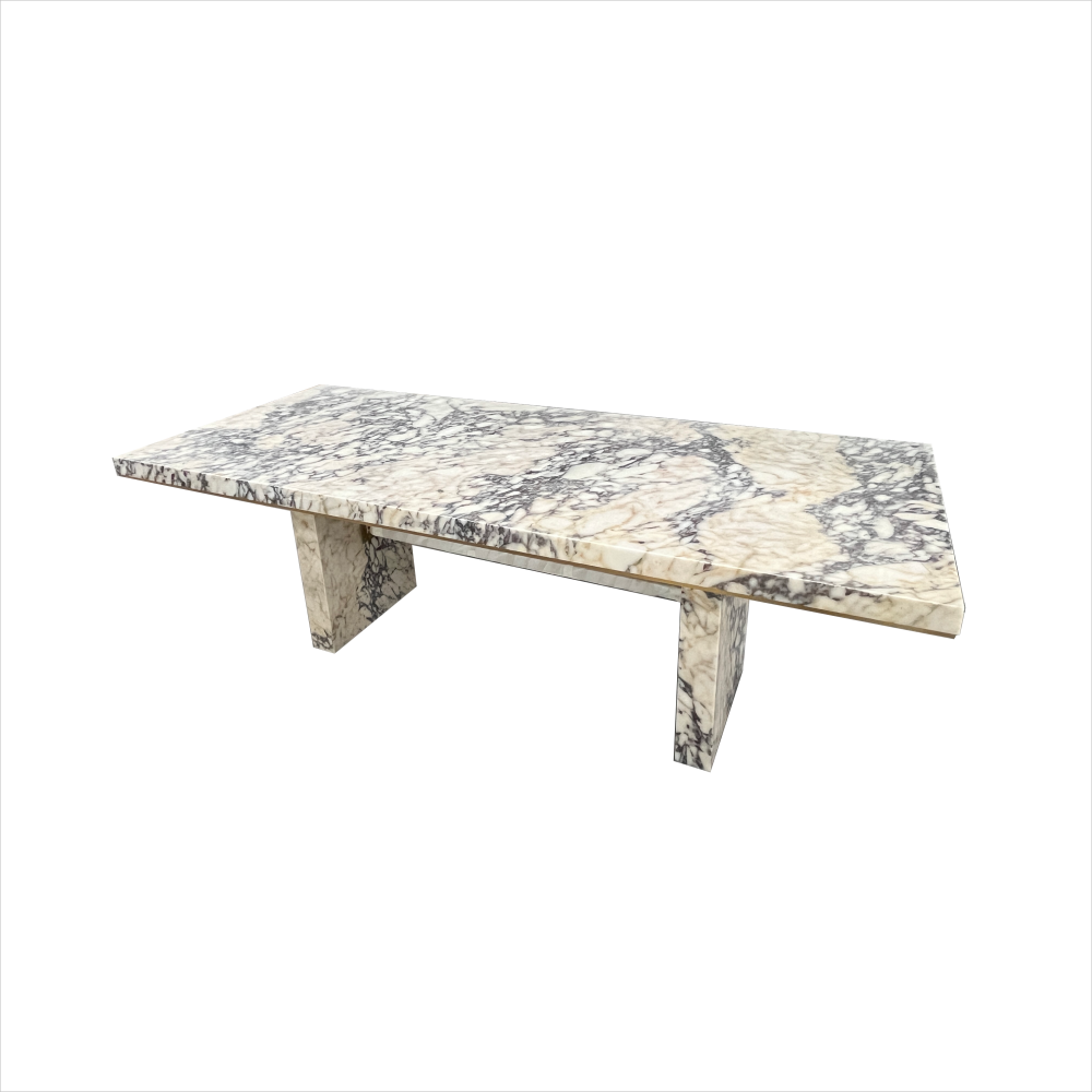 New Arrivals Marble Furniture Large Size Rectangular Marble Dining Table