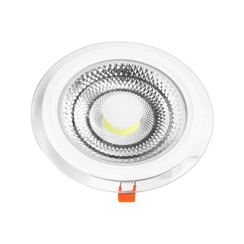 Recessed ceiling Round Square Glass 6w 9w 12w18w 24w cob downlight led recessed lighting spot lights