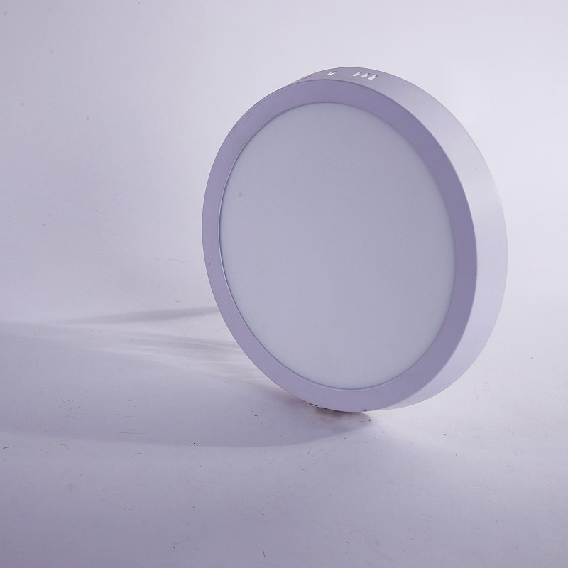 Aluminium Slim Surface Recessed Mounted Panel Lamps 3W 6W 9W led panel light cri>80 3000k single color