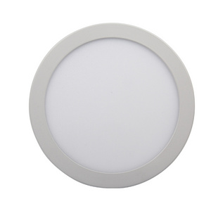 Aluminium Slim Surface Recessed Mounted Panel Lamps 3W 6W 9W led panel light cri>80 3000k single color