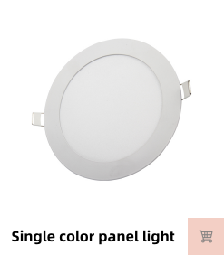 3000K-6000K Led Glass Panel Light Panel Dimmable recessed led downlight 6w 9w 12w square led light