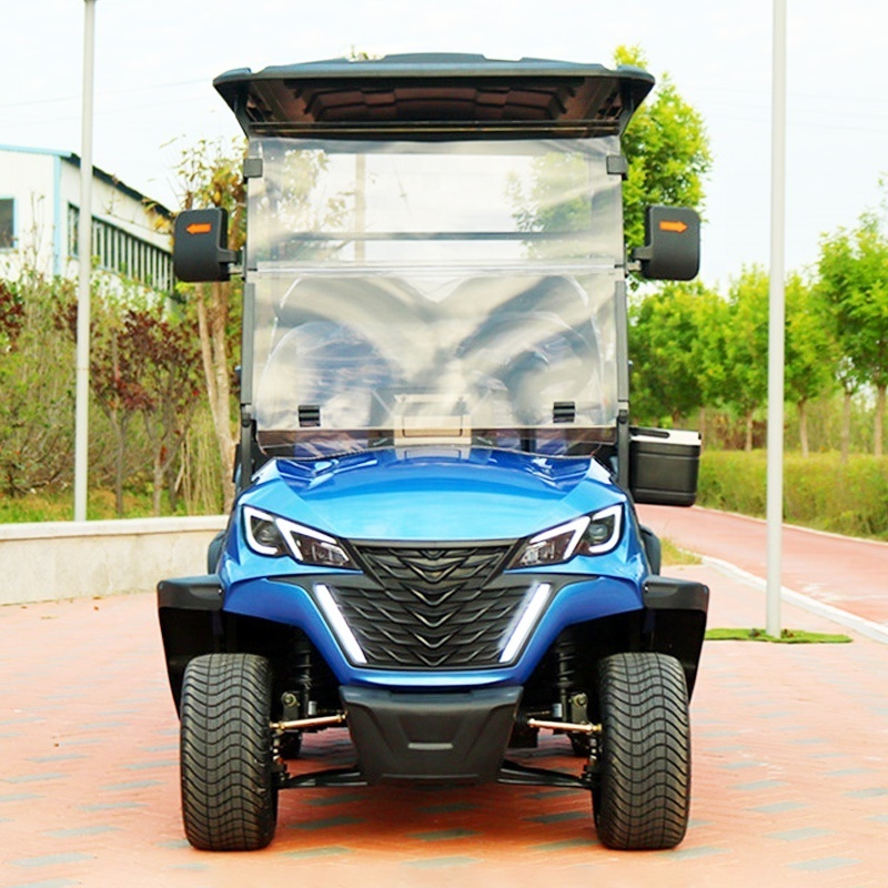 Shandong 7 Seat 10 Passenger Fancy 48 Volt Electronic Electric Golf Cart With Ac