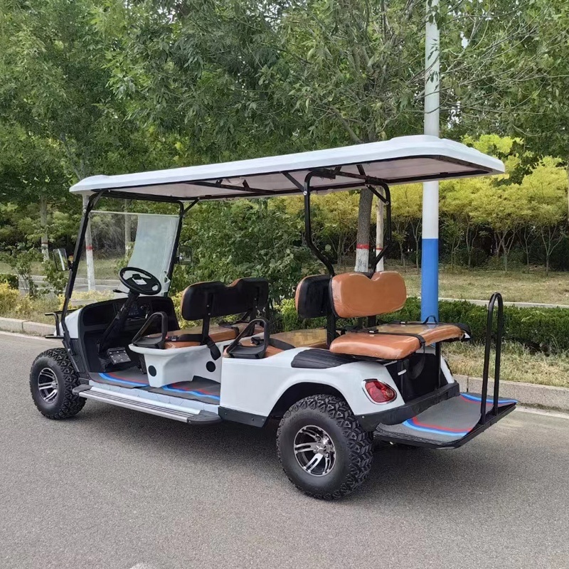 club car 2 black 4 seater prices cheap New Electric Golf Cart car For Sale with gas or electric power